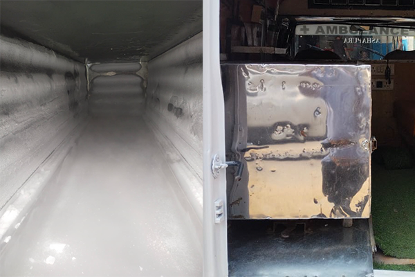Dead Body Freezer Box Ambulance